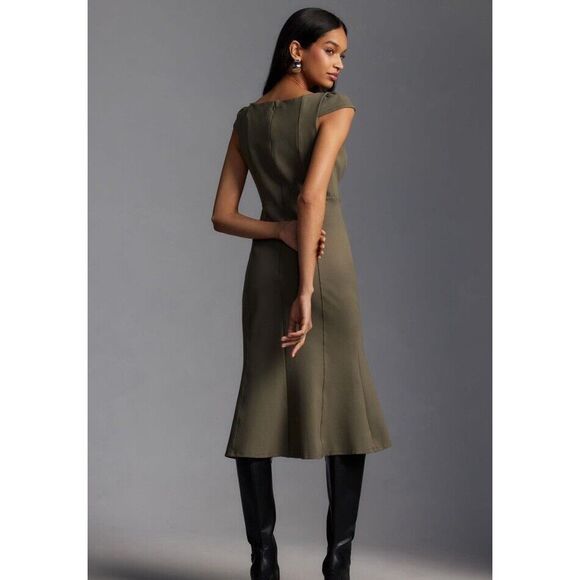 New Anthro X The Cecily Fit & Flare Sweetheart Dress by Maeve: Knit Edition size - Picture 3 of 9